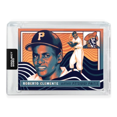 2020 TOPPS PROJECT 2020 #103 ROBERTO CLEMENTE - BY MATT TAYLOR - Image 1 of 2