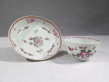 Antique Cup And Saucer Porcelain Of Company Indies Decor Flowers