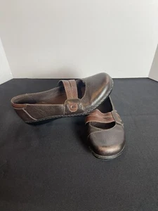 Mocasines Flexibles Clarks Mary Janes Marrón Ashland Cojín Giratorio Para Mujer Talla 9.5 M - Imagen 1 de 8