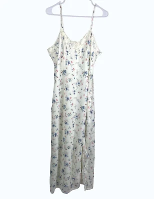 No Boundaries Dress Maxi Slip Babydoll Lace White Sz XXL Floral Fairy 90's Y2K - Image 1 of 4