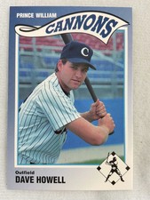 1990 Prince William Cannons Minor League Baseball Card#13-Dave Howell