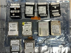 Lot (10) 2.5" IDE Hard Drives WDA-280 WDS-2120 WD800 Quantum Daytona DCRA-22160 - Picture 1 of 7