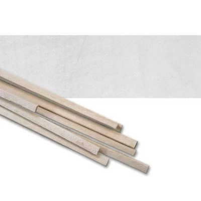 ARCHITEKTURBEDARF (1,10€/m) Lindenleiste 3,5 x 3,5 mm Länge 100 cm