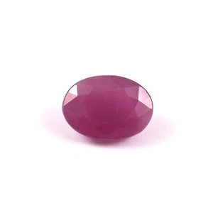 AAA Natural Unheated-Untreated Mozambique Ruby Loose Oval Gemstone Cut 4.70 CT - Picture 1 of 5