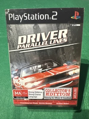 Driver Parallel Lines Steelbook PlayStation 2 Incl Manual Mint Disc Free Postage - Image 1 of 4