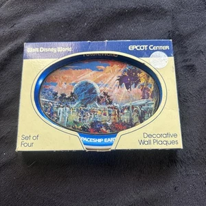 Walt Disney World Epcot Center Future World Decorative Metal Tray Wall Plaques - Picture 1 of 9