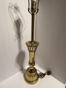 Vintage Stiffel Solid Brass Table Lamp – 27” Tall – Mid-Century Classic - Picture 1 of 6