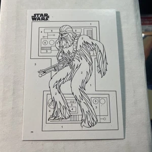2025 Topps Chrome Star Wars By The Number Chewbacca #CP-16 1h1d - Bild 1 von 2