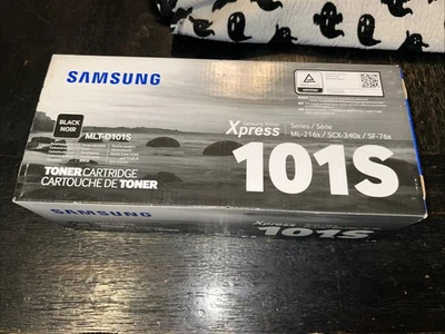 全新三星 101S 黑色碳粉打印机墨盒 MLT D101S 密封包装 开箱 — 第 1/4 张图片