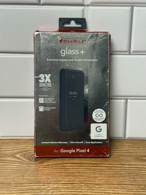 ZAGG - InvisibleShield Glass+ Screen Protector for Google Pixel 4 - NEW - Image 1 of 4