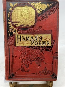 Herman’s Poems - The Poetical Works of Mrs Felicia Hemans / 1885 Vintage HB - Picture 1 of 23