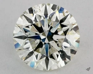 Round 2.01 Carat Cert. AGI Natural Mined Diamond Loose J color SI1 clarity - Picture 1 of 2