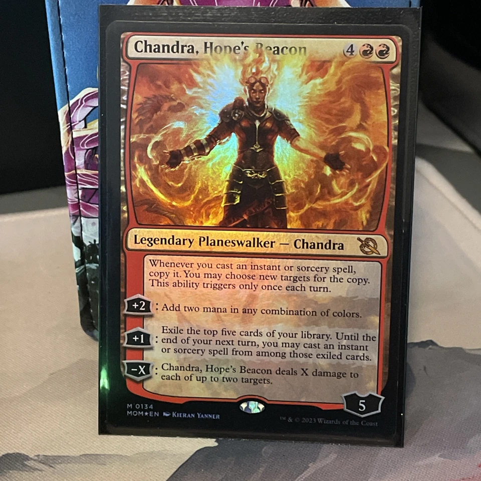 Chandra, Hope's Beacon March of the Machine Foil NM #0134 - Image 1 of 1