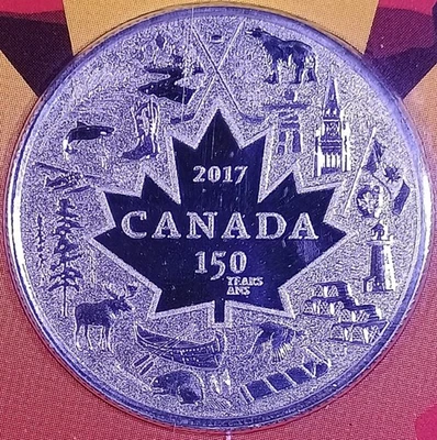 2017 1/4 Ounce .9999 Silver Specimen Canadian Coin 150 Anniversary - Image 1 of 4