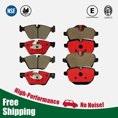 Front&Rear Ceramic Brake Pads for BMW 528i 2011-2016/528i xDrive 2012-2016 Foto 1 de 4