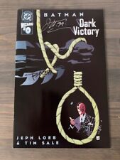 Batman Dark Victory #0 - RARE SIGNED by Jeph Loeb and Tim Sale - Perfect NM/NM+