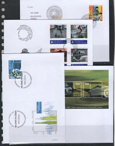 SWITZERLAND 2005 COMPLETE YEAR SETS STAMPS ON 27 OFFICIAL FDCS - Picture 1 of 7