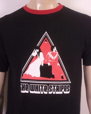 Camiseta vintage años 90 00 Y2K The White Stripes RARA gira de conciertos EE. UU. M Foto 1 de 4