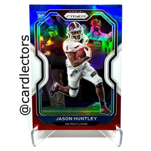 2020 Panini PRIZM Football JASON HUNTLEY #360 RC Rosso Bianco e Blu PRIZM SP LIONS - Foto 1 di 2