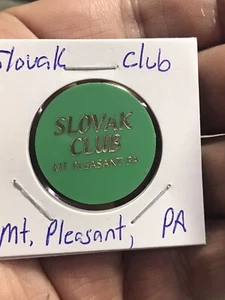 Plastic Trade Token - Slovak Club - Mt Pleasant, Pennsylvania - Foto 1 di 5
