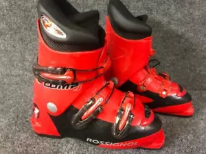 Rossignol Comp j j3 Jr Kids Ski Boots sz 22-22.5 - Picture 1 of 5