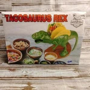 Tacosaurus Rex Taco Holder Dinosaur Sandwiches & Waffles Party Novelty Open Box - Picture 1 of 10