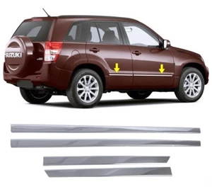 Chrome Side Door Streamer 4 door S.STEEL SUZUKI GRAND VITARA 2006 to 2017 - Foto 1 di 7