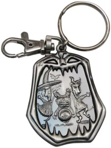 Nightmare Before Christmas Lock, Shock & Barrell Pewter Keychain 21481 - Picture 1 of 1