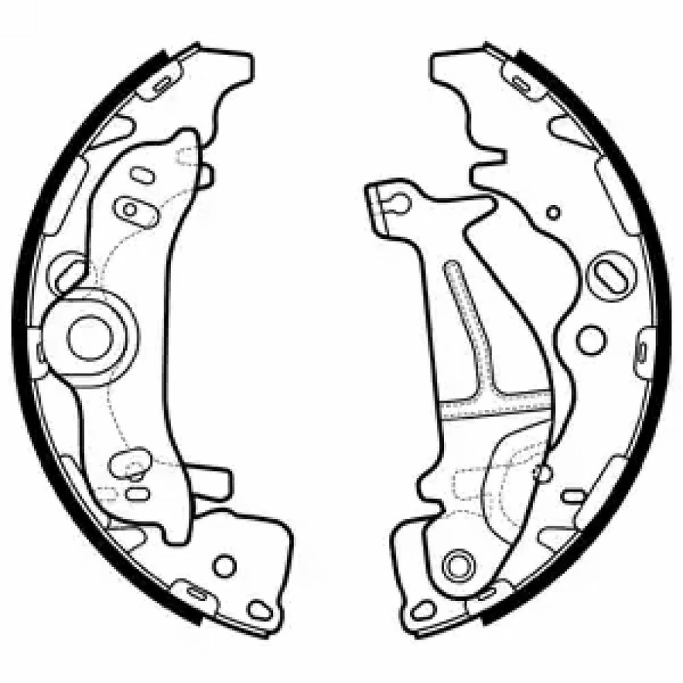 DELPHI LS2138 Bremsbackensatz passt für Hyundai H-1 Cargo TQ - Bild 1 von 1