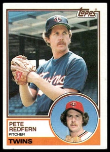 1983 Topps #559 Pete Redfern Minnesota Twins béisbol - Imagen 1 de 2