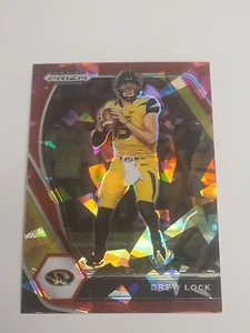 2021 Panini Prizm Draft Picks Football Drew Lock Red Cracked Ice #30 - Picture 1 of 9
