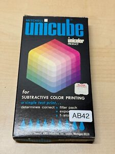 Vintage Unicolor Mitchell Unicube For Subtractive Color Printing Set  (AB42)