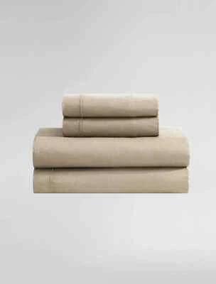 NUEVO CON ETIQUETAS CALVIN KLEIN - Juego de sábanas de algodón percal lavado JUEGO KING 4 PIEZAS Foto 1 de 4