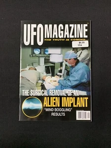 Vintage UFO Magazine July/Aug 2000 - Surgical Removal Of Alien Implant - Picture 1 of 6