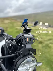 X Mount - for Quadlock - for Royal Enfield Himalayan 450 - Picture 1 of 7