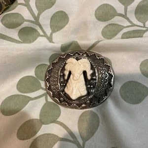 Sterling Silver Ram Native Belt Buckle - Picture 1 of 5