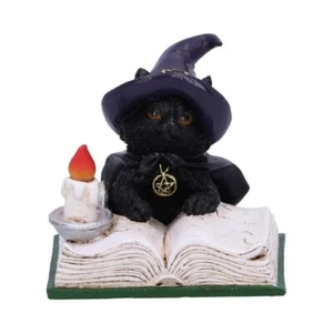 NEW Familiars Spell Black Cat Figurine Witches Cat Figure Ornament 8cm Boxed - Picture 1 of 3