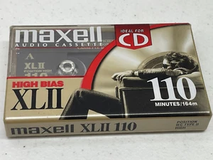 Maxell Audio Kassette Band XLII 110 min hohe Neigung VERSIEGELT NEU - Bild 1 von 3