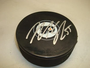 Disco de hockey firmado por Nick Schultz Philadelphia Flyers autografiado 1A - Imagen 1 de 2