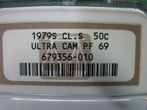 1979 S  Kennedy Half Dollar 50 Cents Coin  NGC  Pf 69  ULTRA CAMEO - Picture 1 of 4