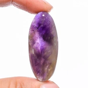 47.5 carat AAA Natural Trapiche Amethyst Oval Shape Cabochon Cut Loose Gemstone - Picture 1 of 4