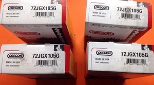 (4) Loops 32" Bar Oregon Chain 72EXJ105G .050 Gauge 3/8" Pitch - 105 Drive Links - Picture 1 of 3