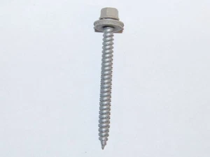 "TORNILLOS DE TECHO DE METAL Bolsa de 250 musgo de nogal 1,5" poste granero revestimiento sujetador techo - Imagen 1 de 3