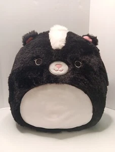 Squishmallow 12" Selma Skunk Fuzz A Mallow peluche nuovo con etichette Squishmallows fuzzamallow - Foto 1 di 7