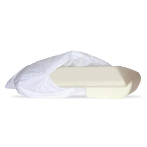 Padded Cover For The Original Better Sleep Memory Foam Pillow 5.5 Inch, White - Picture 1 of 4