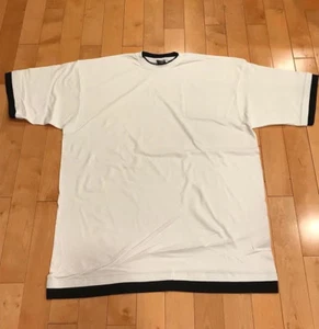 CITY LAB T SHIRT TEE WHITE BLACK 2 TONE BIG AND TALL 4X-6XL - Picture 1 of 5
