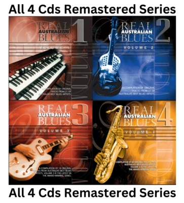 Real Australian Blues Brand New 4 CD collection Remastered Set     Half Price - Image 1 of 4