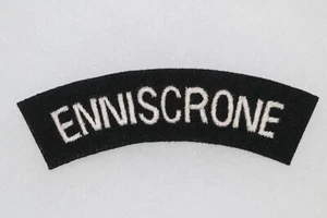 IRISH EIRE ARMY CLOTH SHOULDER SHOULDER TITLE BADGE ENNISCRONE GOOD COPY - Picture 1 of 1