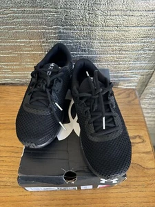 "UNDER ARMOUR"WOMENS SIZE*7.5/UK5/EUR38.5*BLACK CHARGED PURSUIT 3~SHOES*BNWB* - Picture 1 of 12