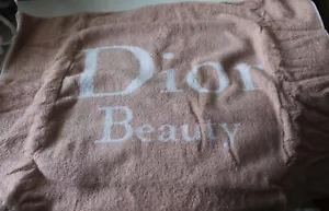 New LARGE Christian Dior Beauty Body Beach Gym Towel & Clear Bag Case - Picture 1 of 11